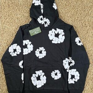 **New w/Tags** Denim Tears Black/White Monochrome Hoodie